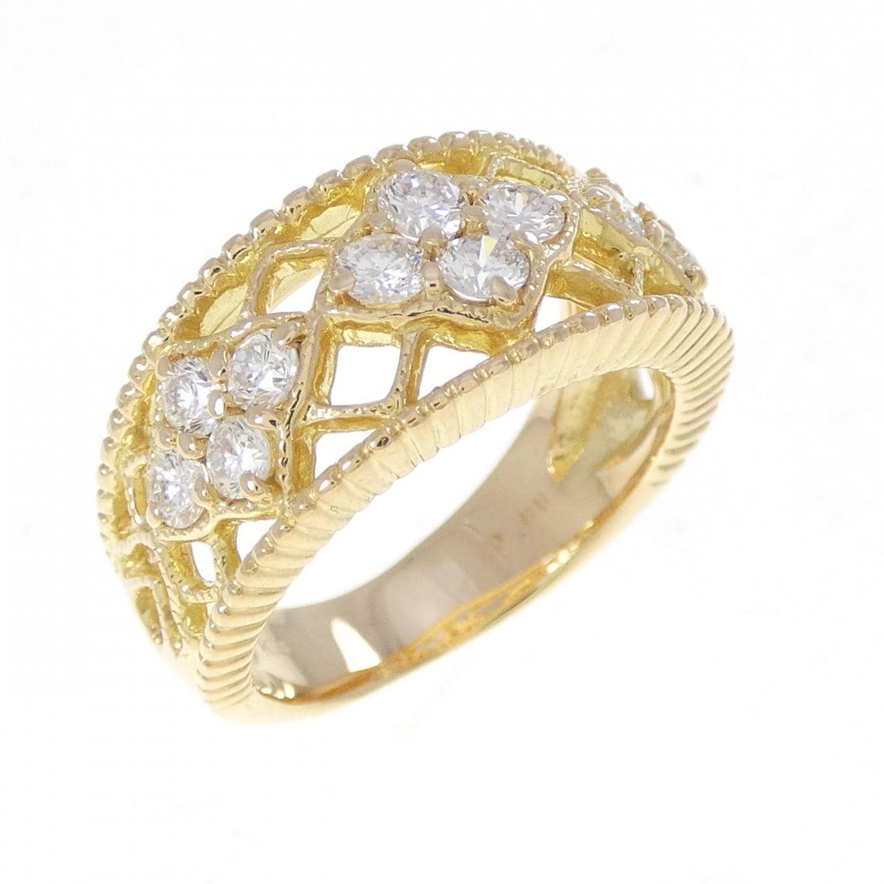 K18YG ダイヤモンド リング 0.88CT