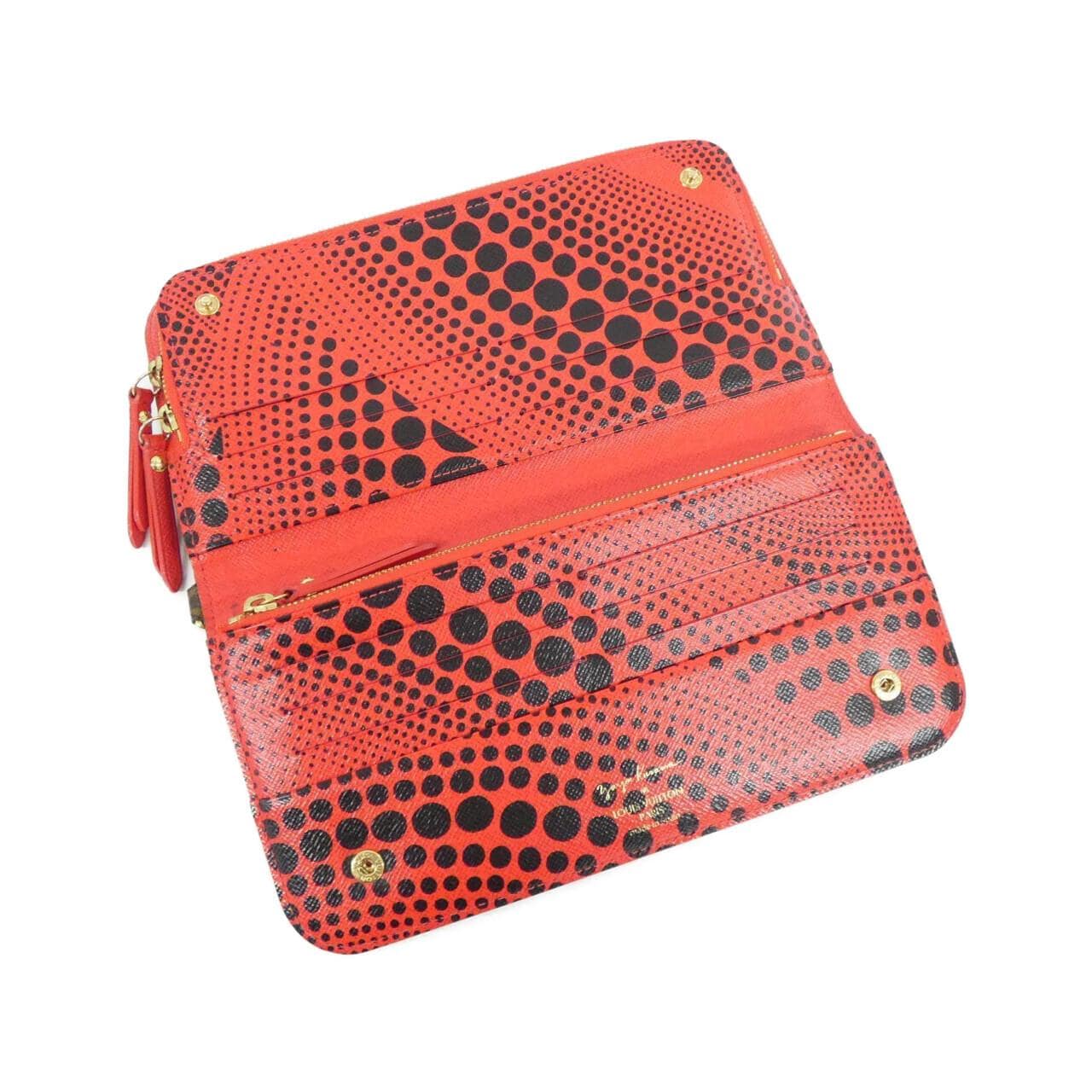 ルイヴィトン モノグラム パンプキンドット(ヤヨイクサマ) ポルトフォイユ アンソリット M60454 財布