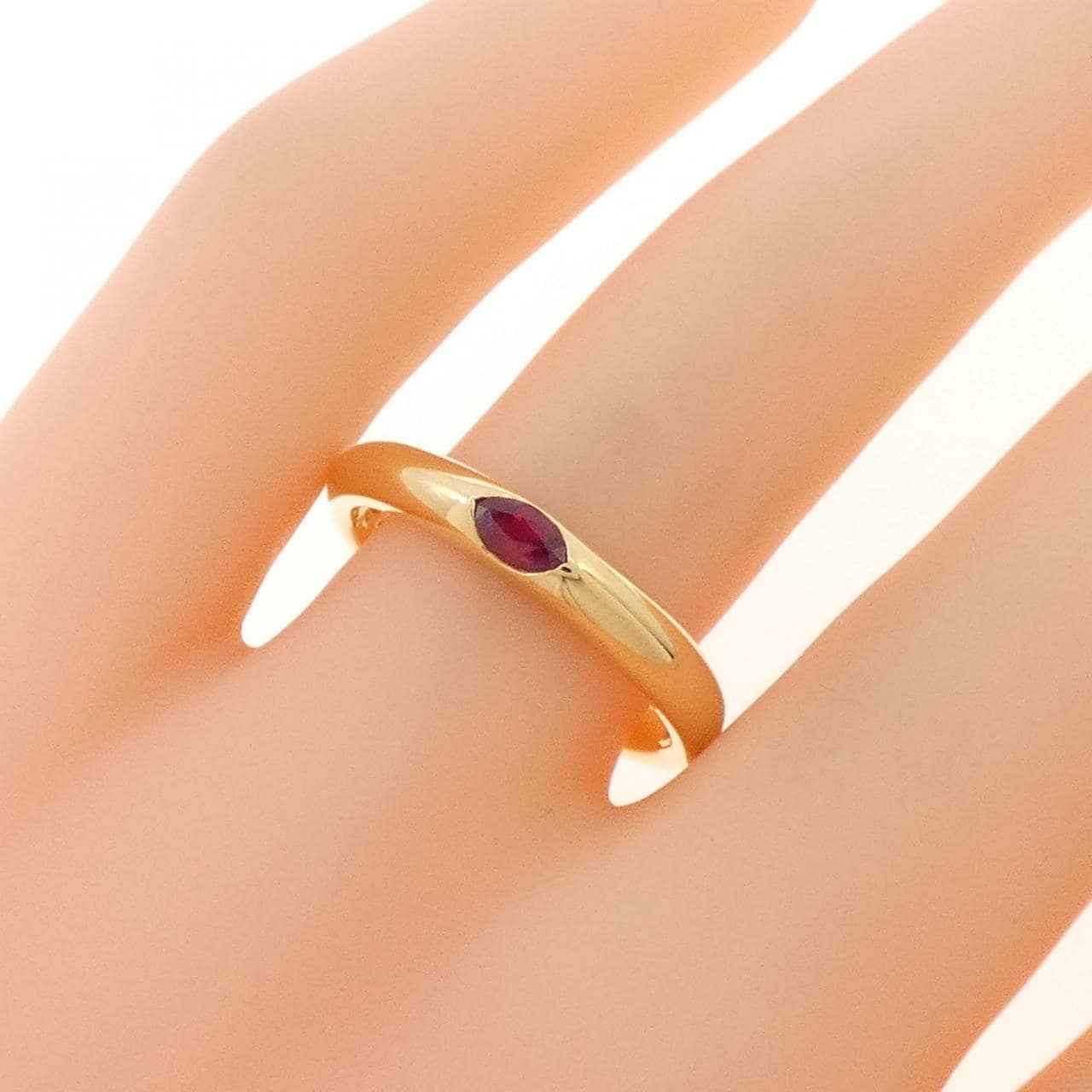 ポーラ ルビー リング 0.13CT