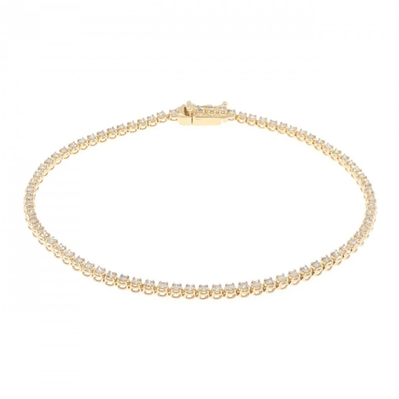 K18YG ダイヤモンド ブレスレット 1.00CT