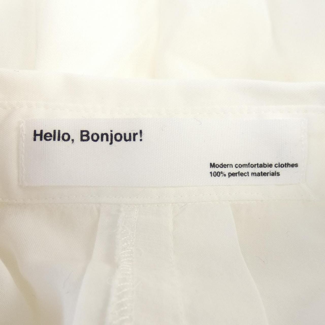 HELLO BONJOUR シャツ