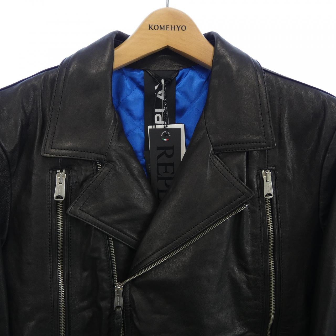 リプレイ REPLAY M8030 レザーライダースジャケット