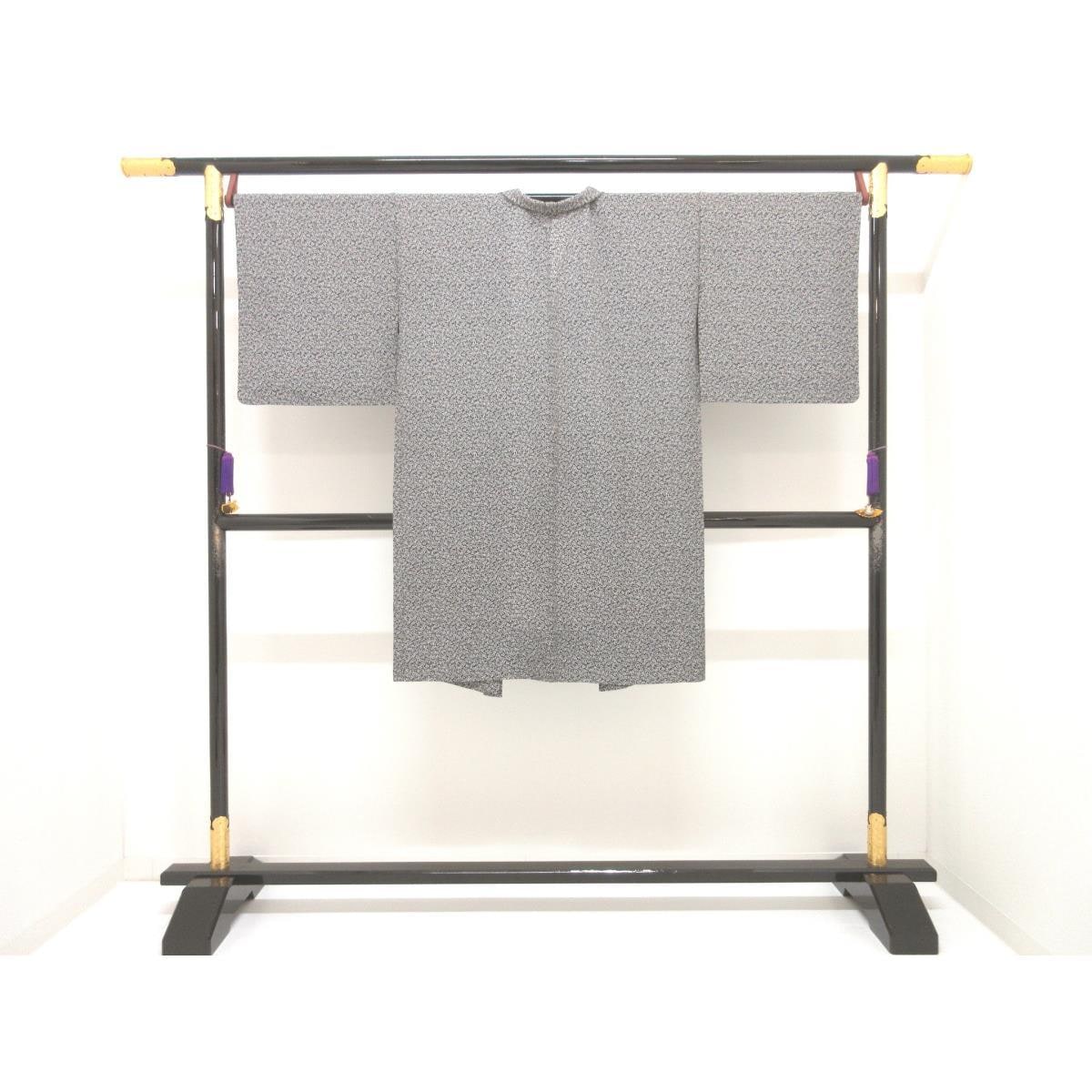 羽織　単衣小紋　セミロング