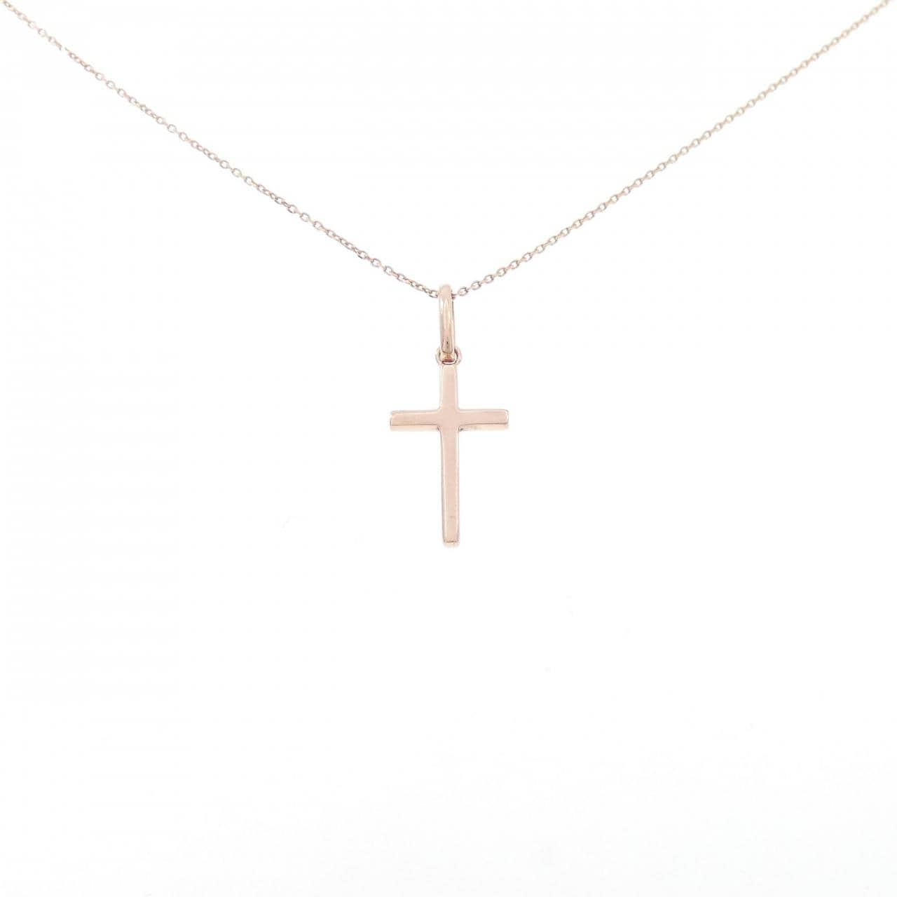 K10PG Cross Necklace