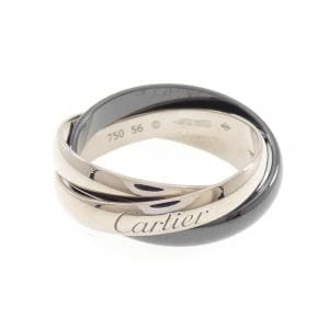 カルティエ トリニティ ブラック&ホワイト リング