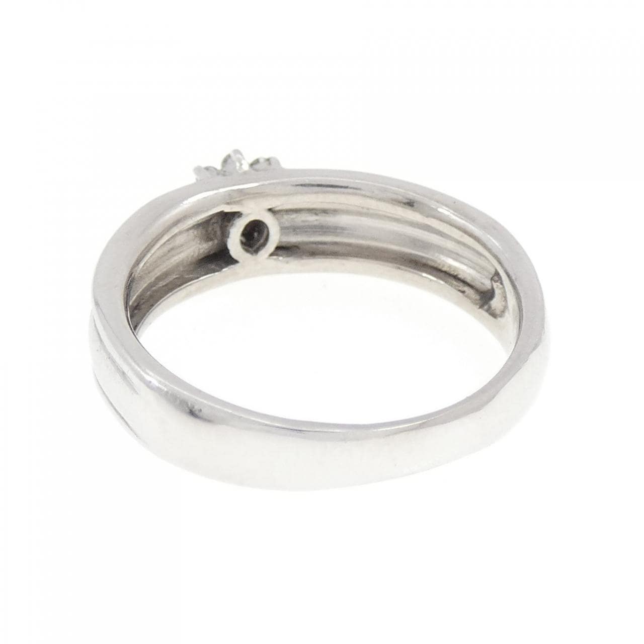 PT900 Flower Diamond Ring 0.15CT