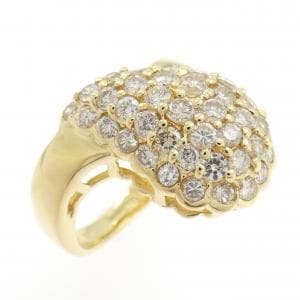 K18YG ダイヤモンド リング 1.50CT