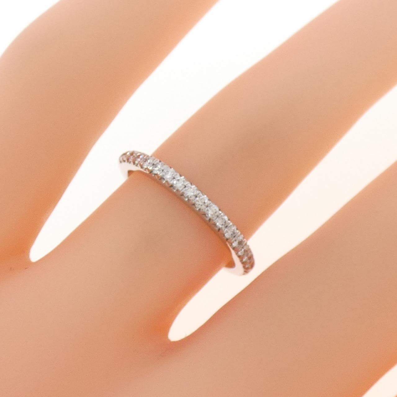 ティファニー ソレスト ハーフサークル リング