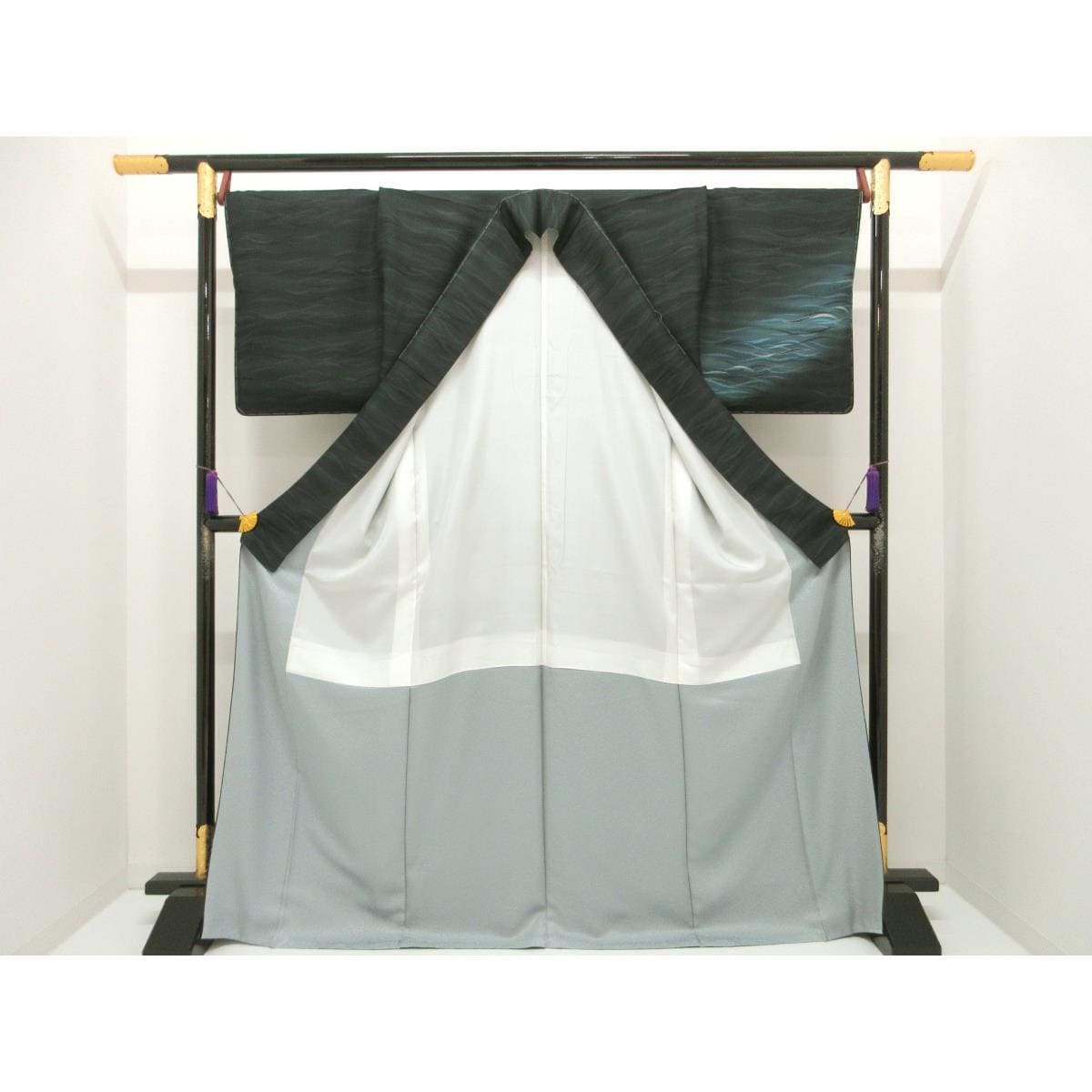 【未使用品】訪問着　ボカシ染　身幅Ｌ寸