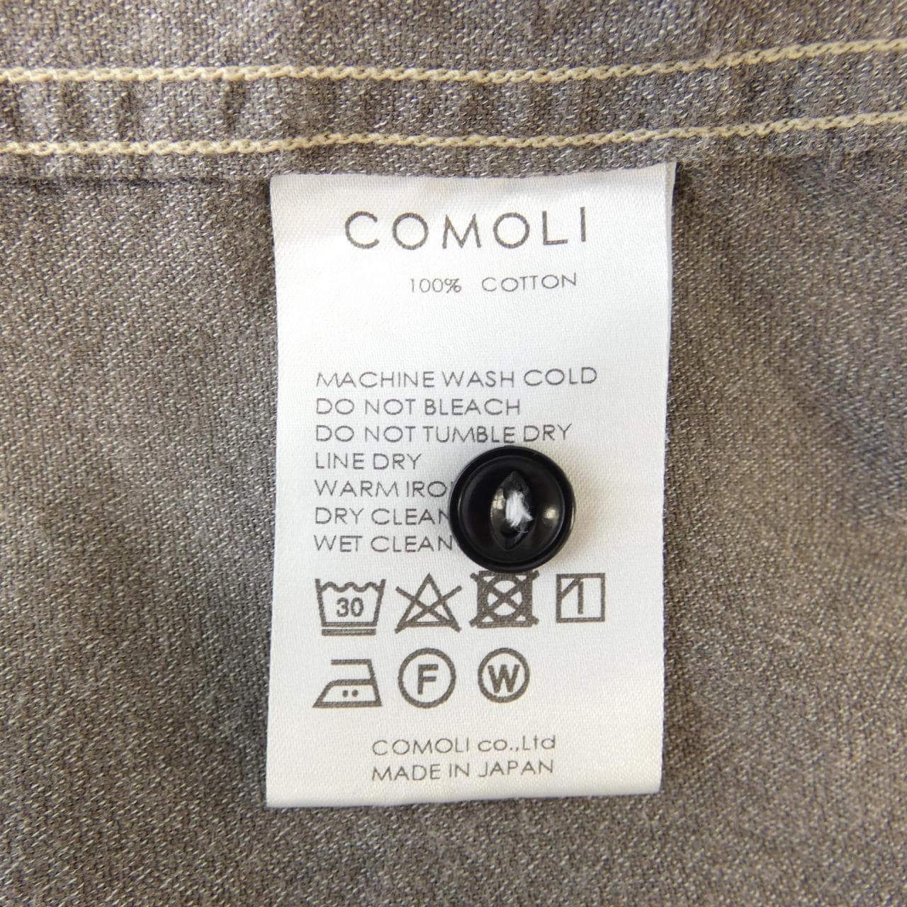 コモリ COMOLI シャツ