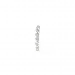 K18WG ダイヤモンド ピアス 0.25CT 片耳