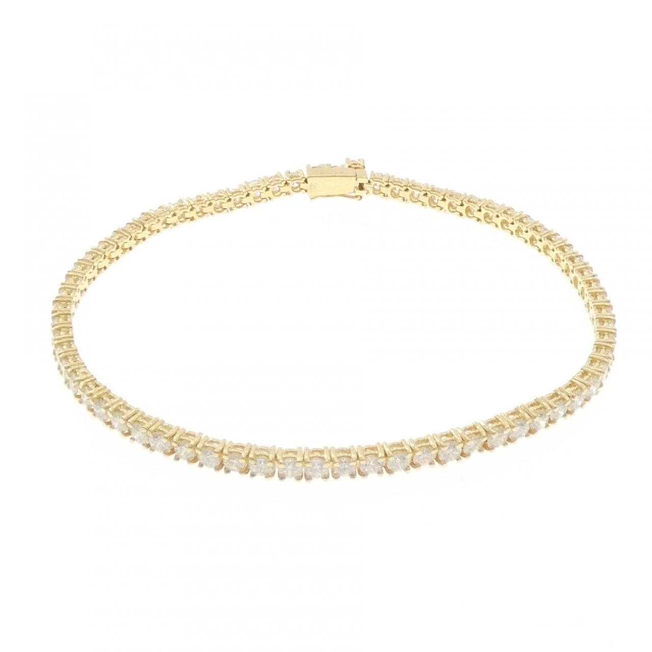 K18YG ダイヤモンド ブレスレット 3.62CT