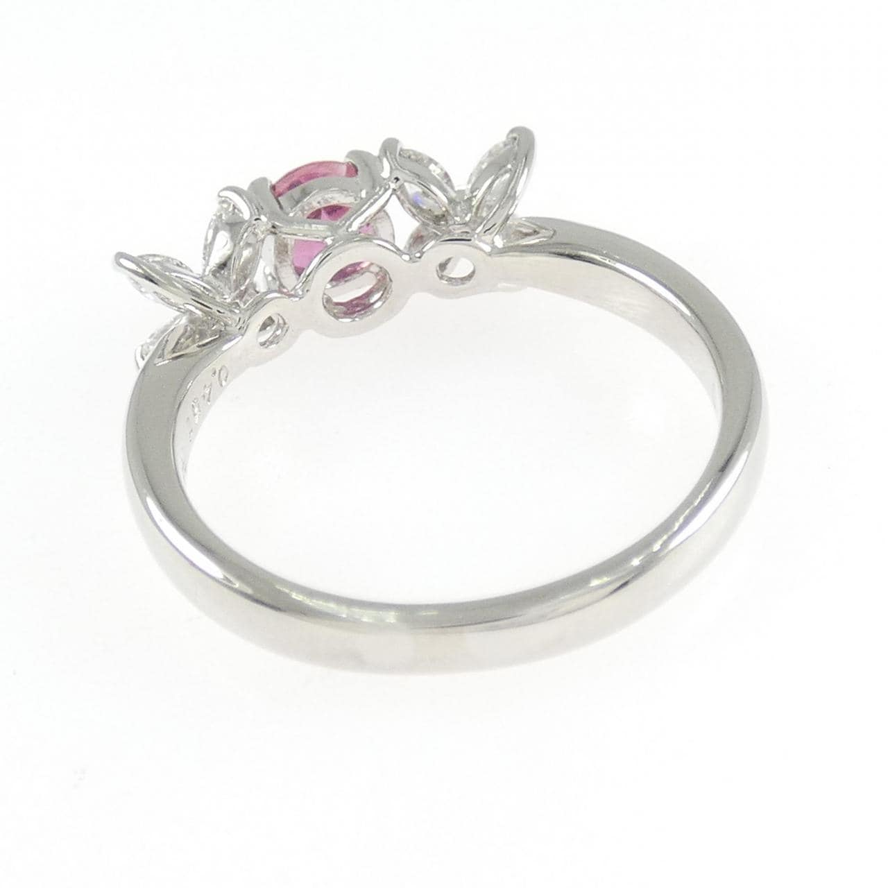 PT900 フラワー トルマリン リング 0.451CT