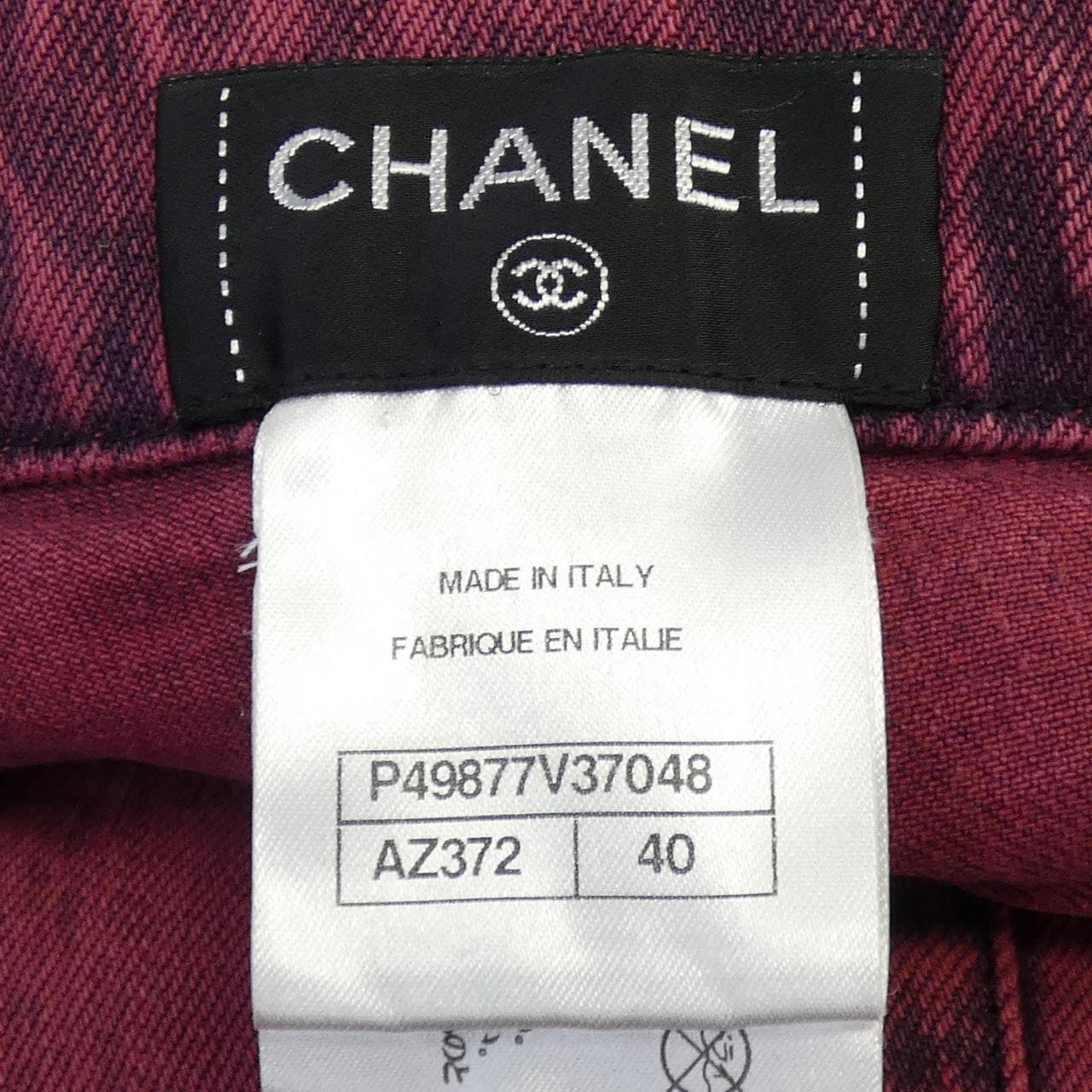 シャネル CHANEL P49877V37048 ジーンズ