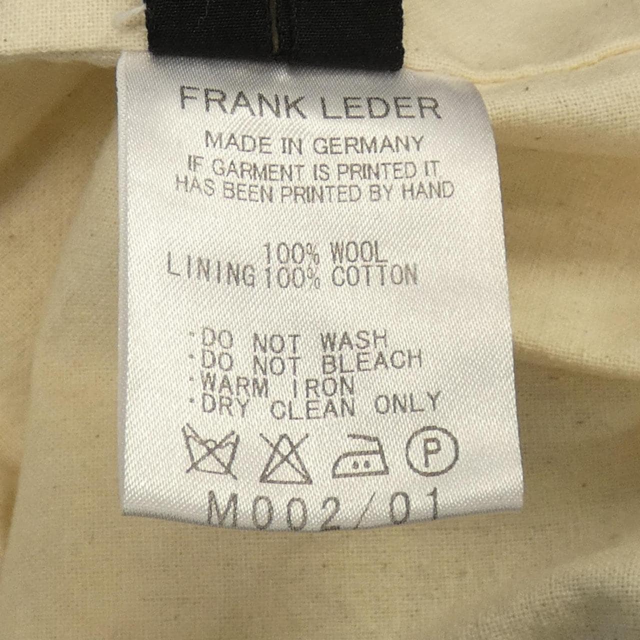 FRANK LEDER LEDER 訂製夾克