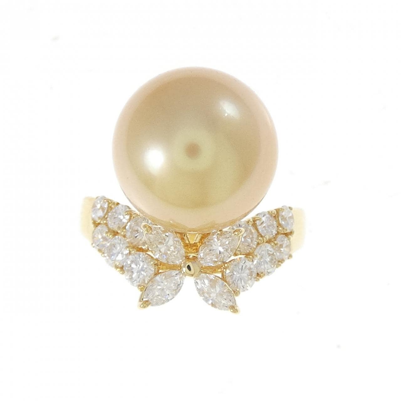 タサキ 白蝶パール リング 13.7mm