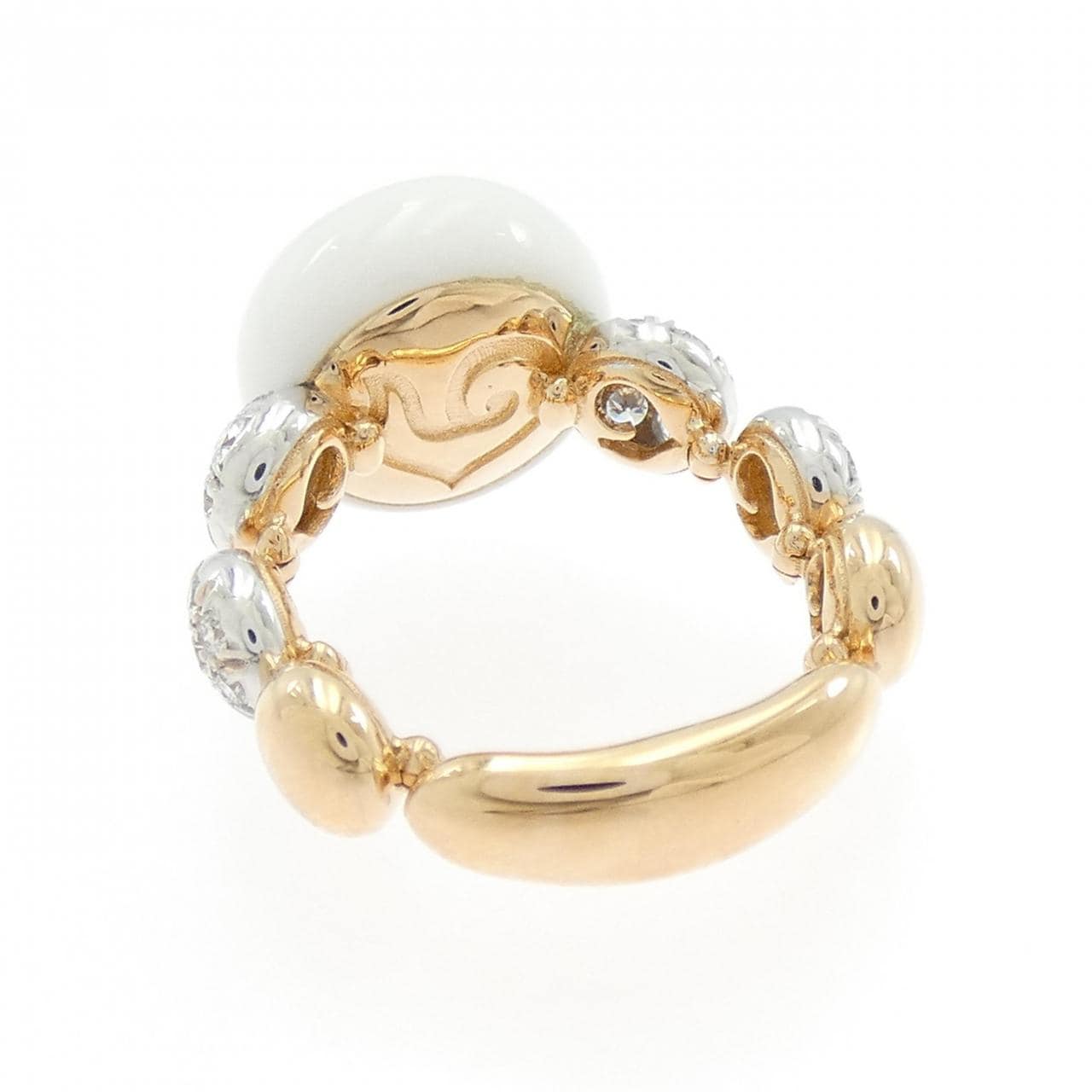 シャンテクレール カルセドニー リング