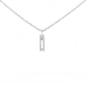 PT900/PT850 ダイヤモンド ネックレス 0.01CT