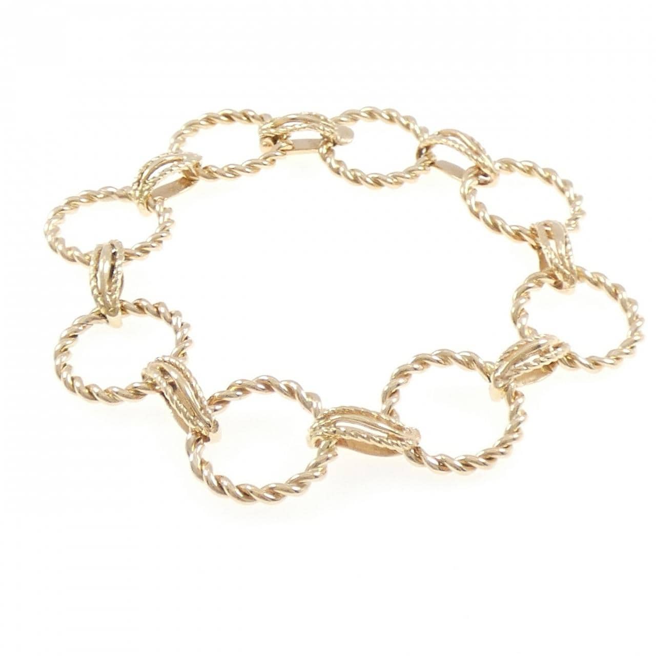 【ヴィンテージ】ヴァンクリーフ&アーペル 14KYG ブレスレット