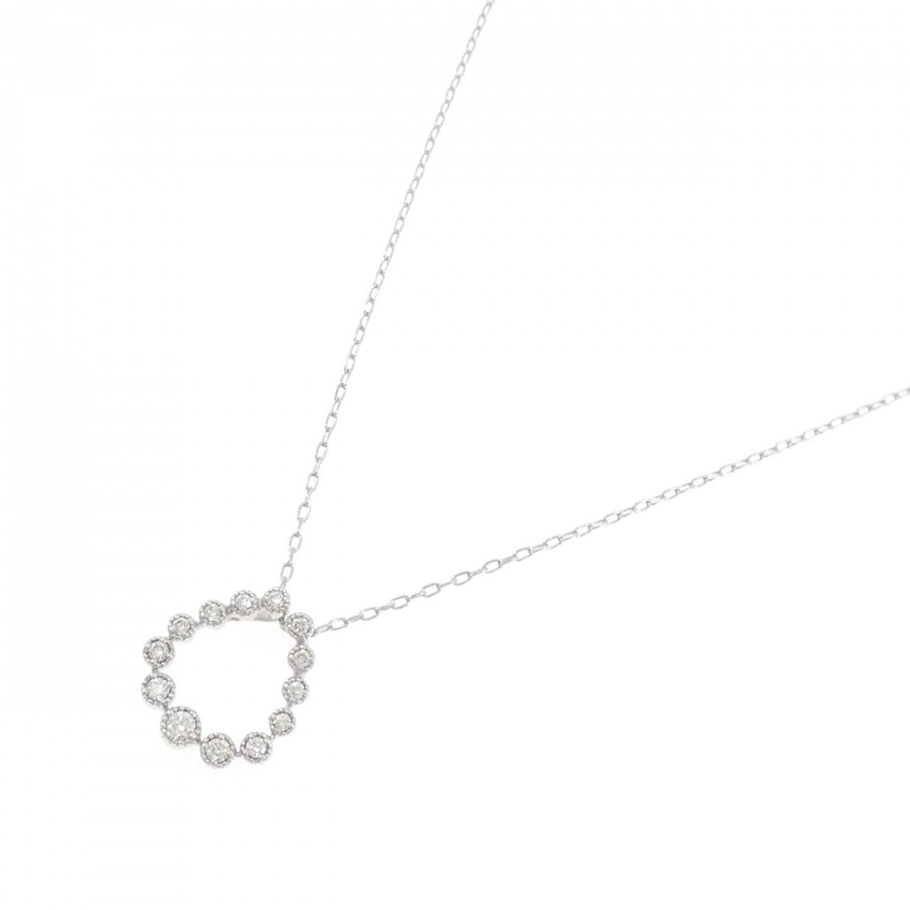 PT900/PT850 ダイヤモンド ネックレス 0.19CT