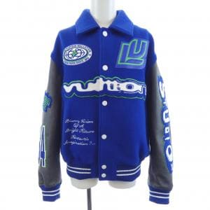 ルイヴィトン LOUIS VUITTON エンブロイダードバーシティブルゾン HPL66ECAW スタジャン