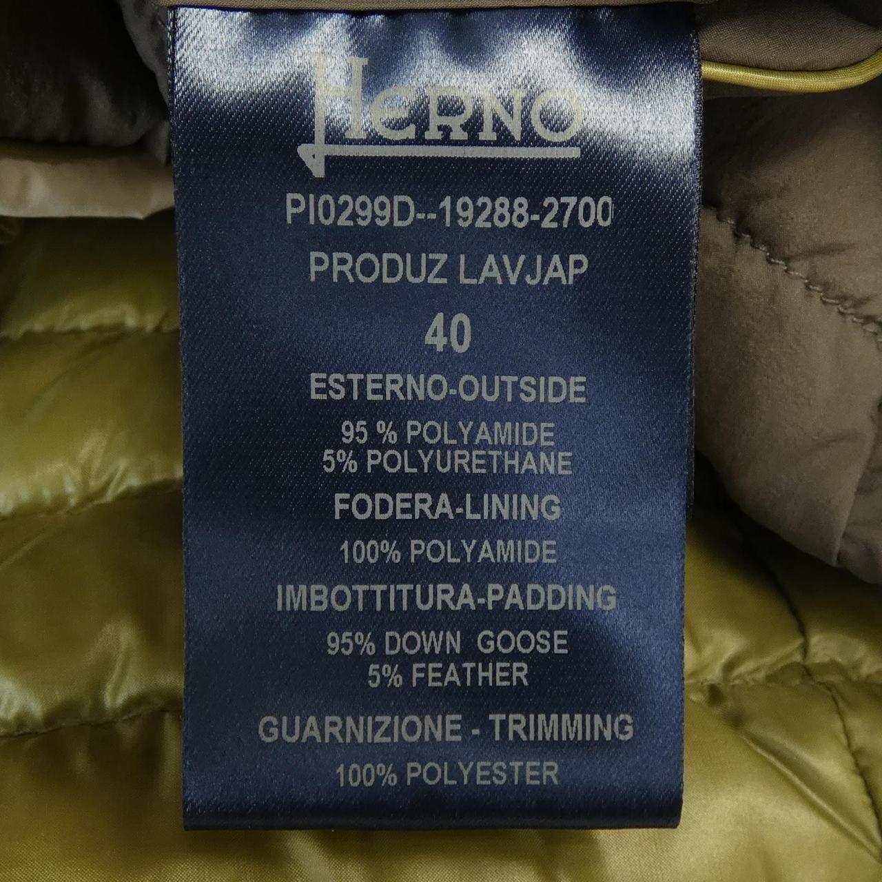 ヘルノ Herno PI0299D ダウンジャケット