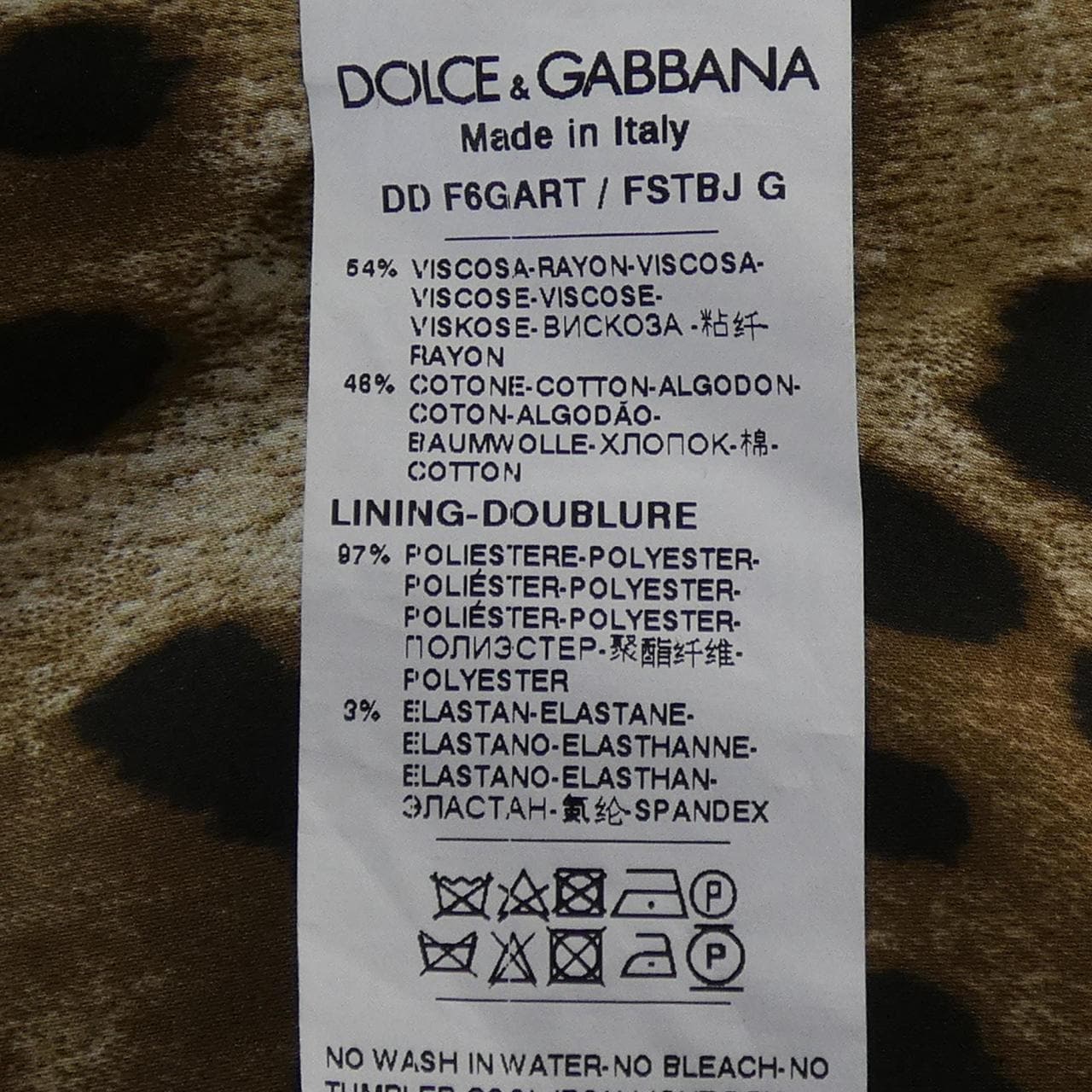 ドルチェアンドガッバーナ DOLCE&GABBANA F6GART/FSTBJ G ワンピース