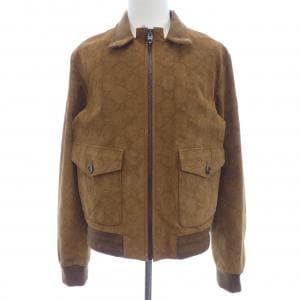 グッチ GUCCI GG付きパンチングレザーボンバージャケット 691063 XNAP0 レザージャケット
