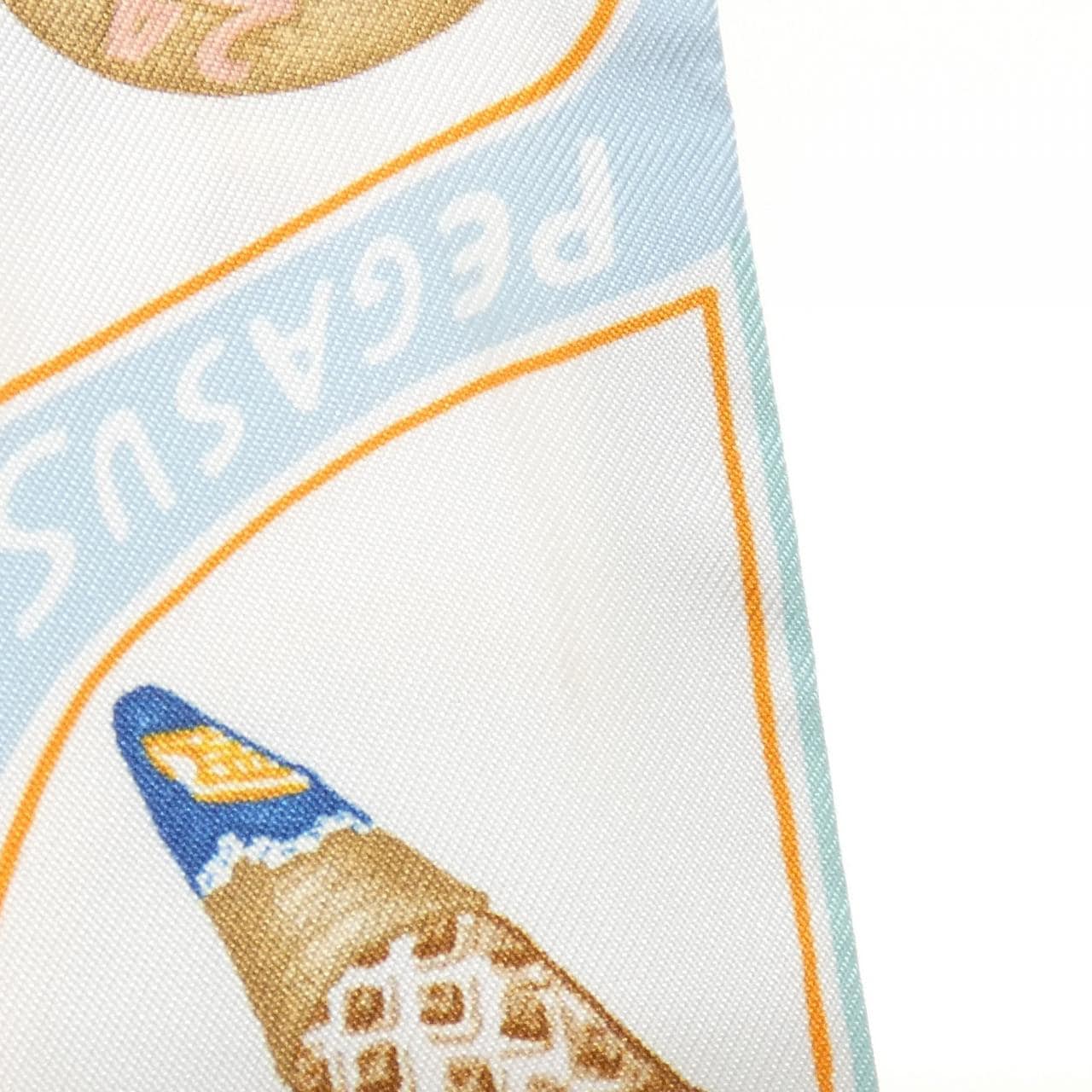 エルメス FUNNY ICE CREAM ツイリー 064109S スカーフ