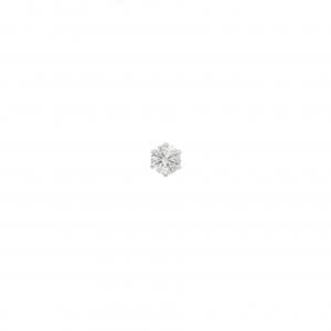 PT900 ソリティア ダイヤモンド ピアス 0.20CT 片耳