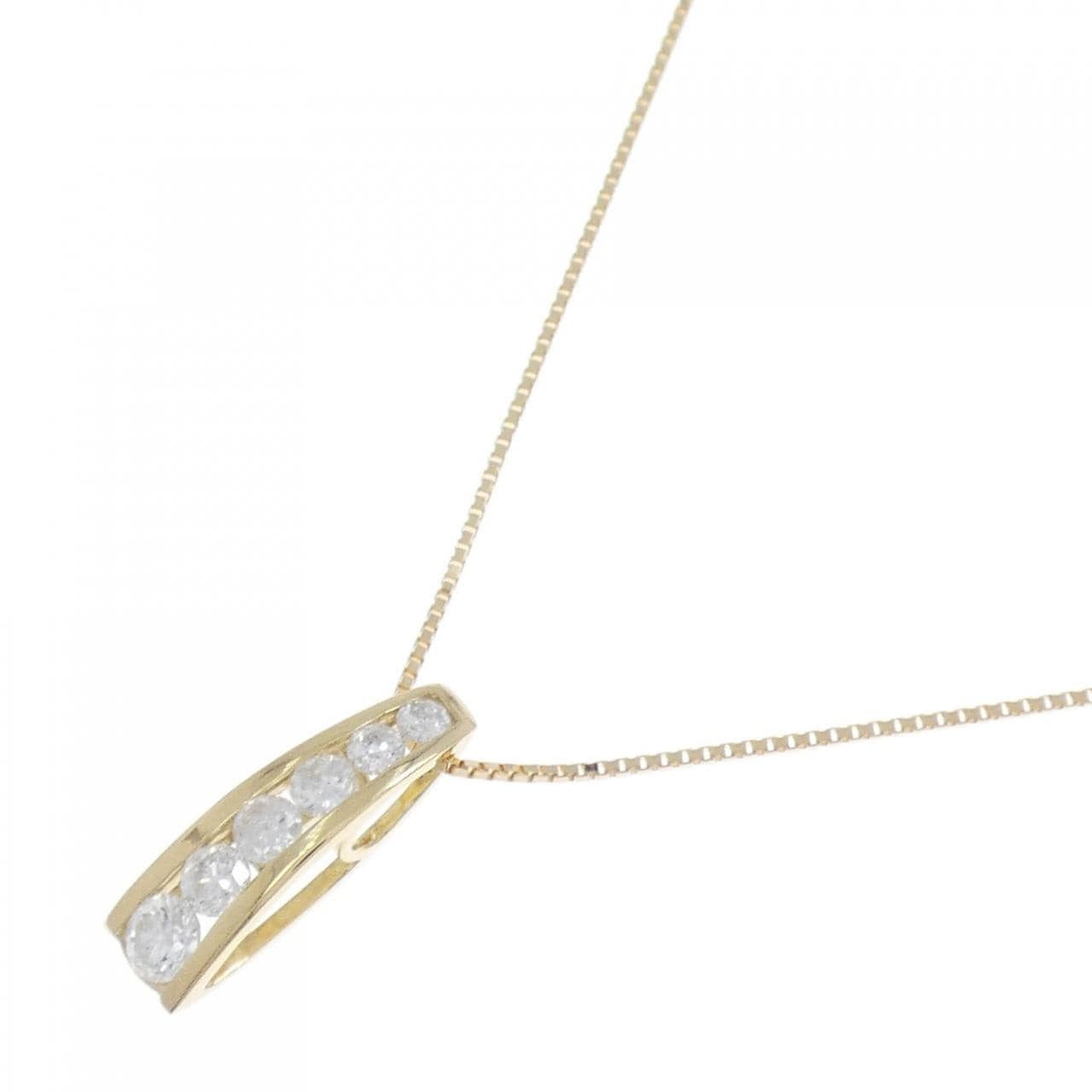 K18YG ダイヤモンド ネックレス 0.50CT