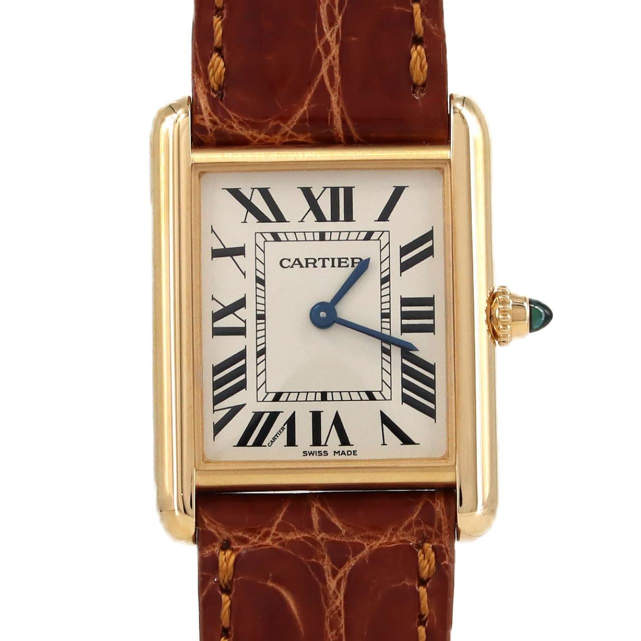 Cartier Tank Louis Cartier LM YG WGTA0067 YG Quartz