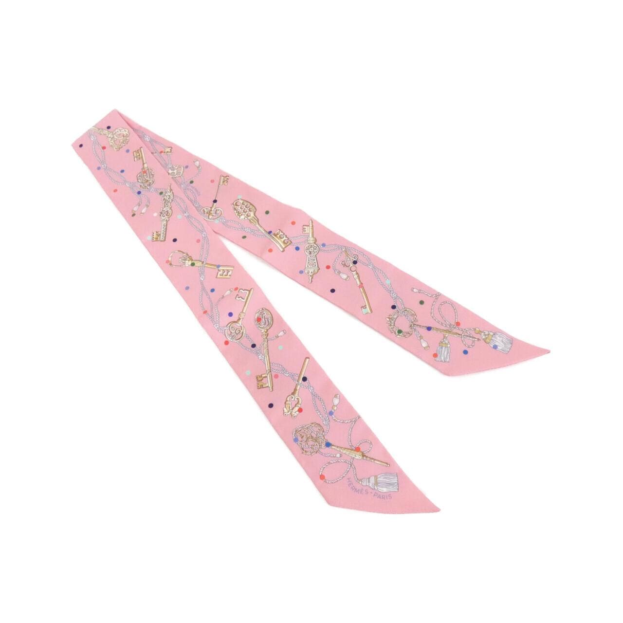 【未使用品】エルメス LES CLES A POIS ツイリー 063871S スカーフ