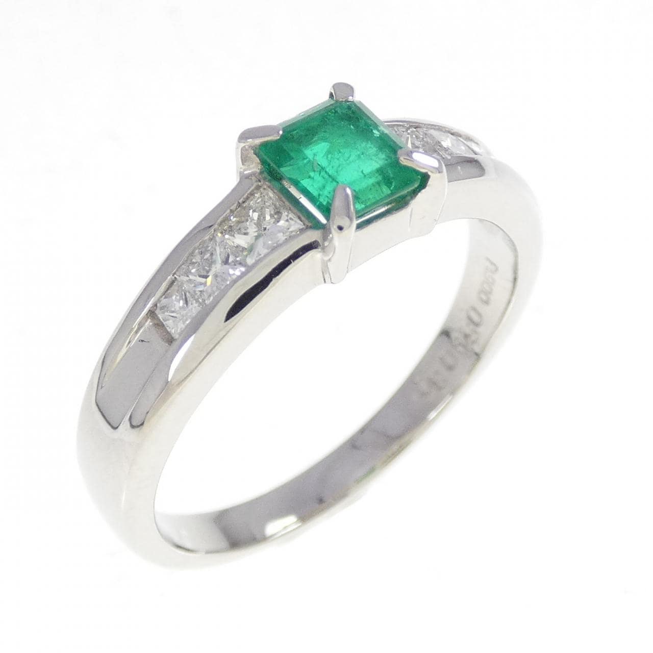 PT900 エメラルド リング 0.54CT