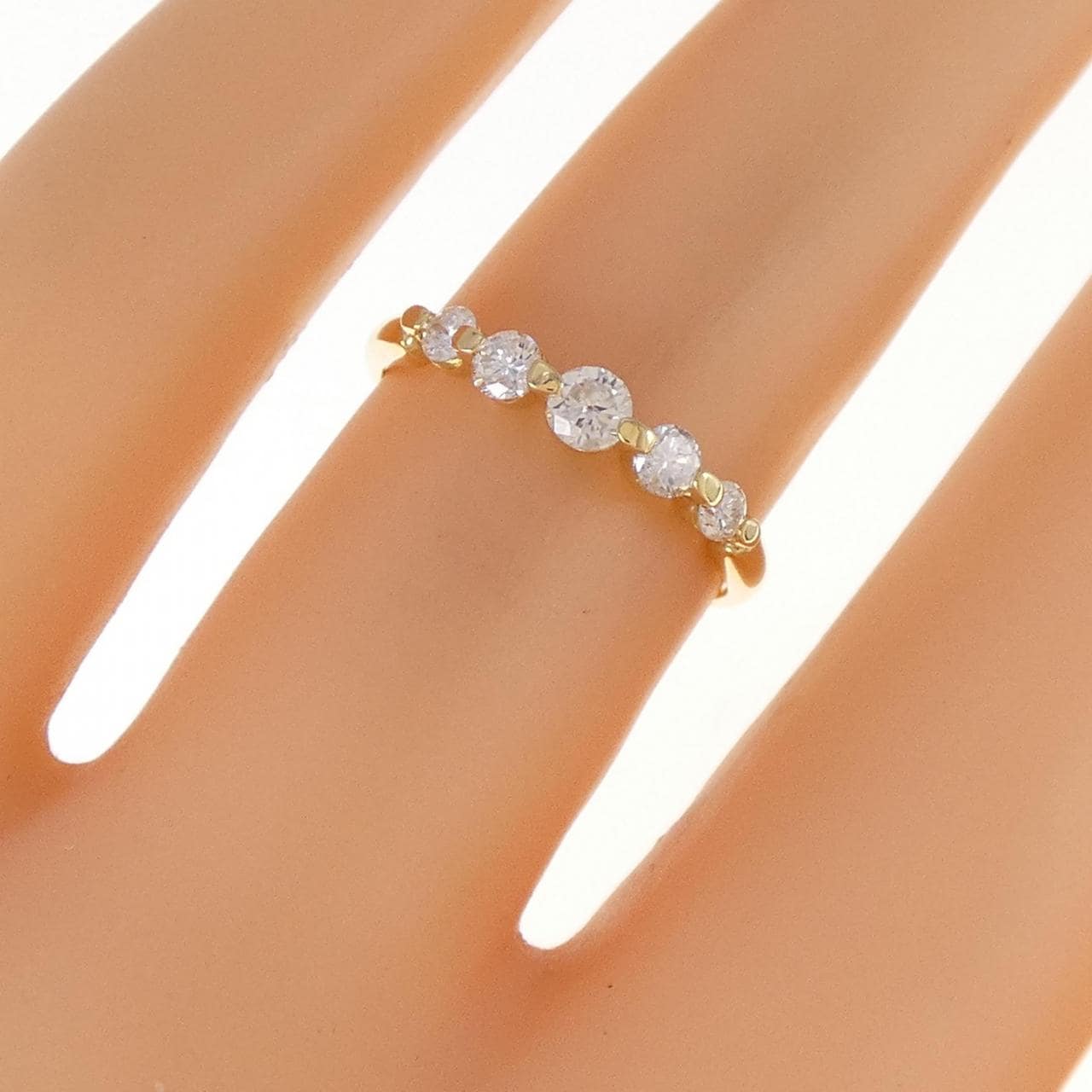 K18YG ダイヤモンド リング 0.32CT