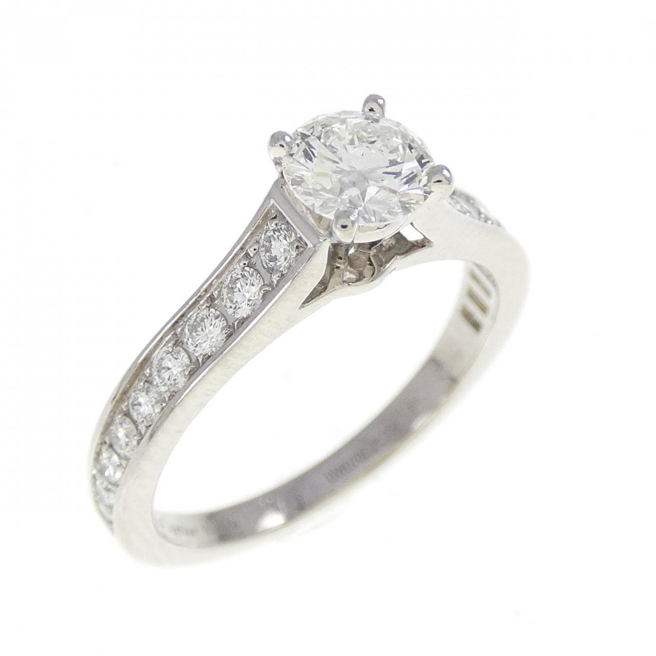 カルティエ 1895 ソリテール リング 0.37CT H VVS1 3EXT