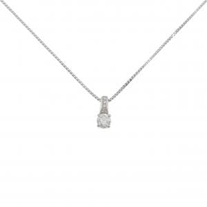 PT900/PT850 ダイヤモンド ネックレス 0.436CT E SI1 VG