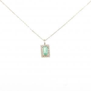【新品】K10YG エメラルド ネックレス