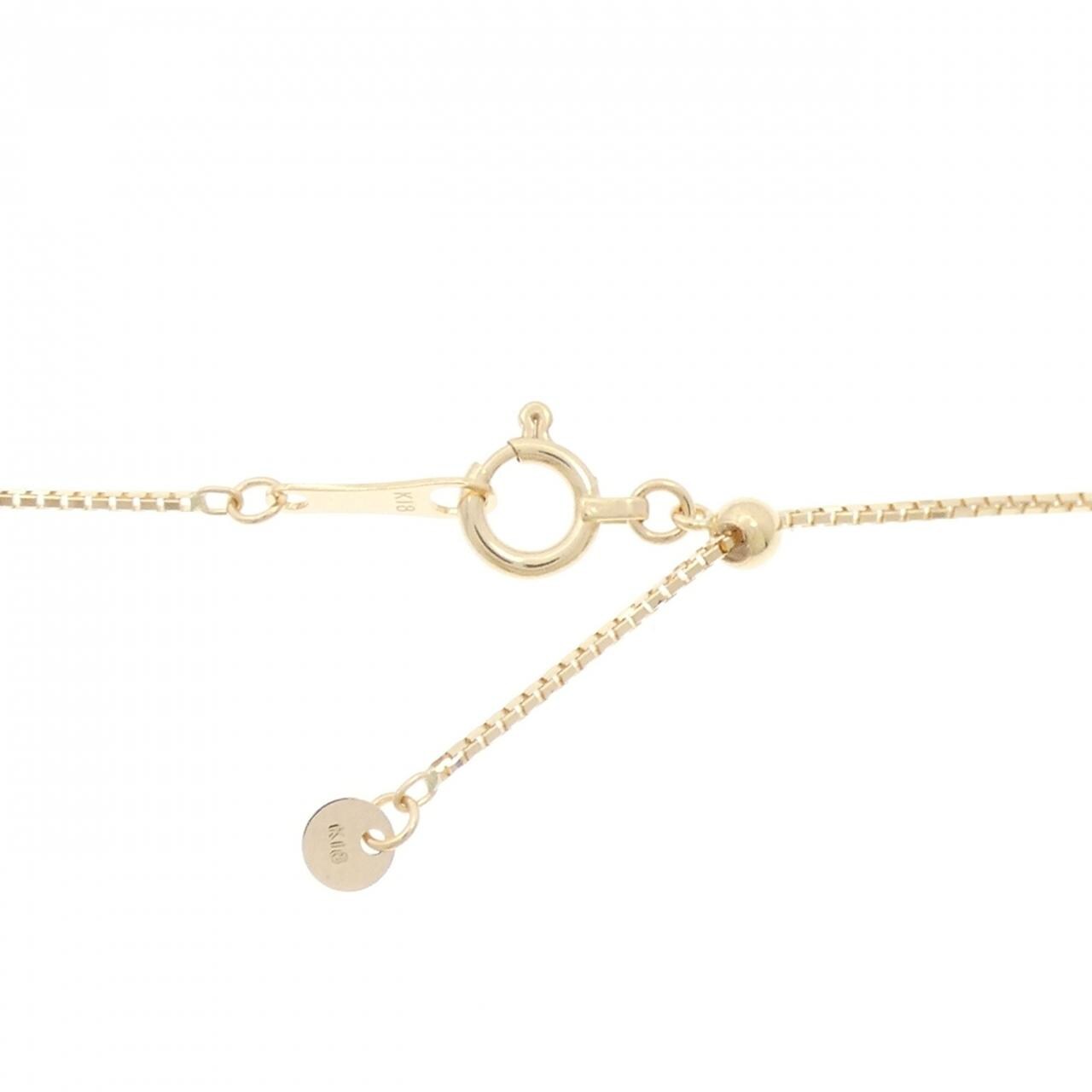 K18YG クロス ダイヤモンド ネックレス 0.40CT