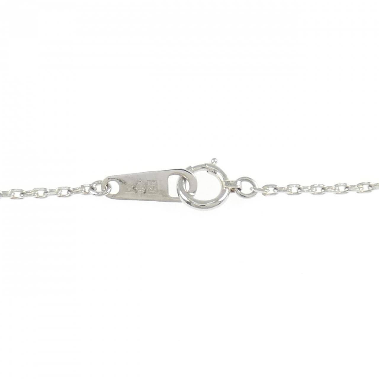 PT900/PT850 ルビー ネックレス 0.77CT