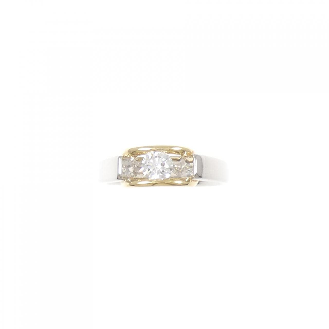 PT900/K18YG ダイヤモンド リング 0.323CT