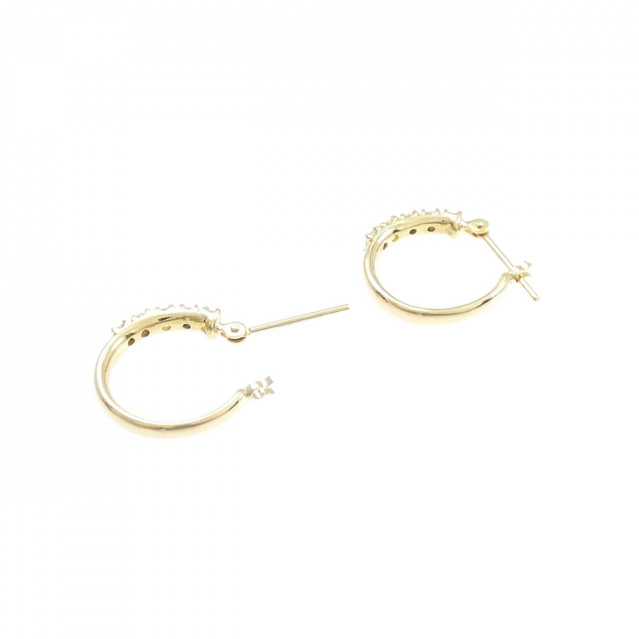 K18YG ダイヤモンド ピアス 0.32CT
