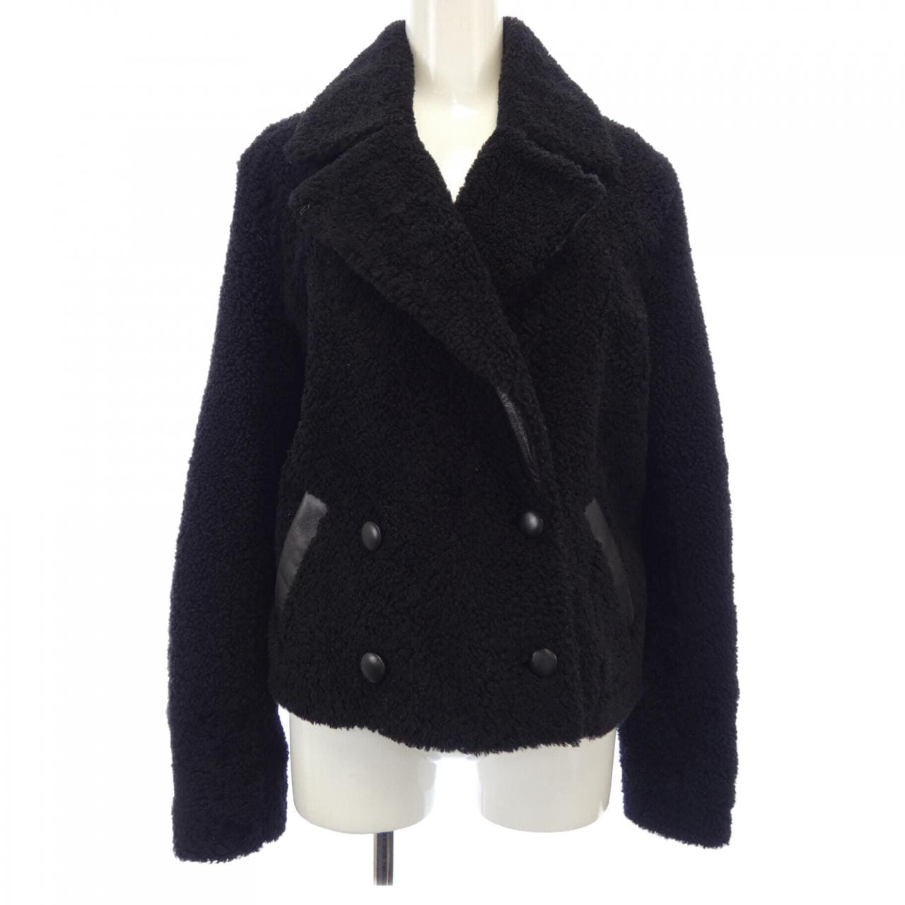 BALENCIAGA羊毛皮夹克