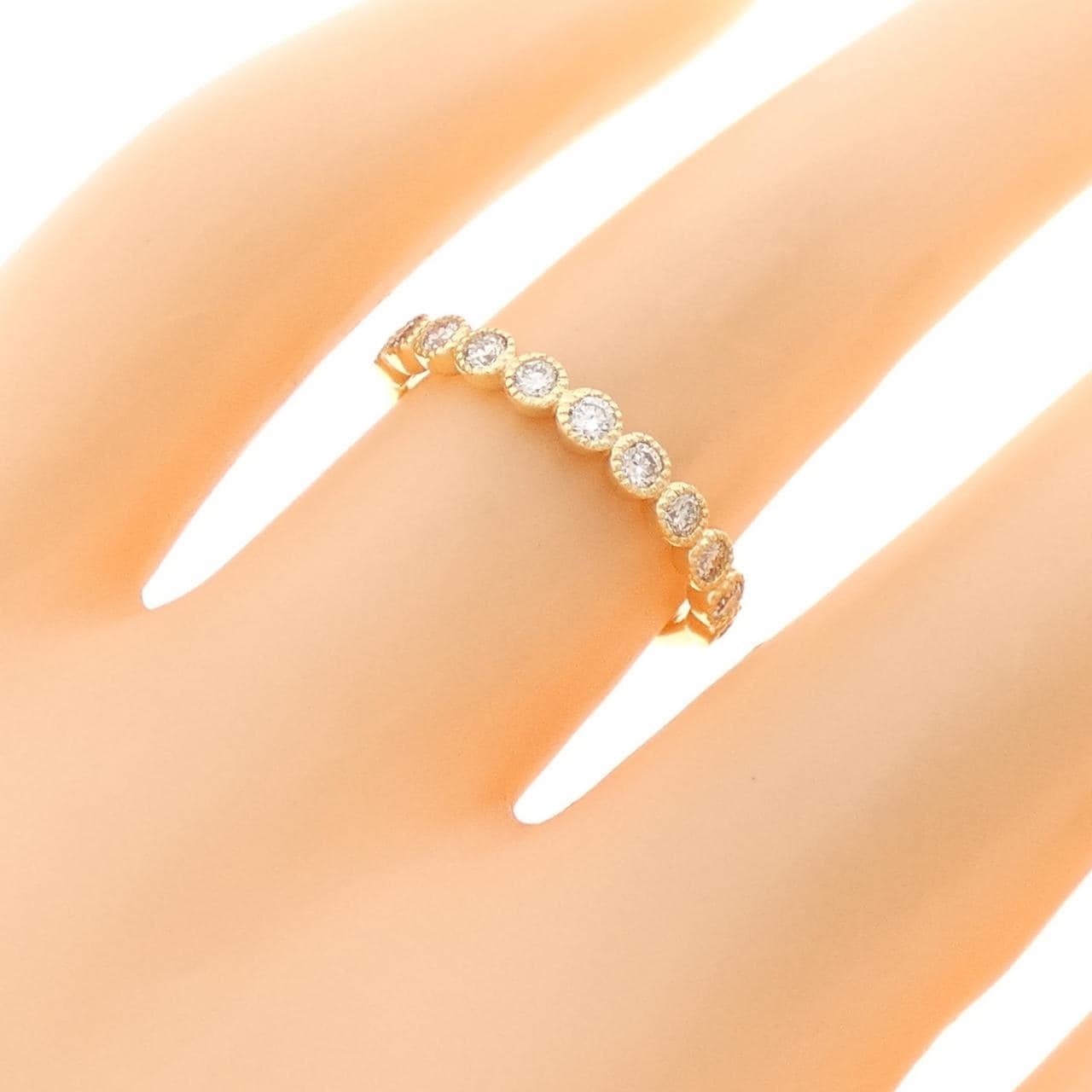 K18YG ダイヤモンド リング 0.31CT