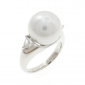 PT900 白蝶パール リング 11.2mm