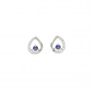 PT900 サファイヤ ピアス