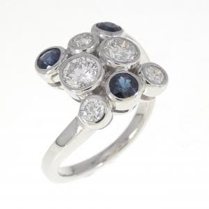 PT サファイヤ リング 0.60CT