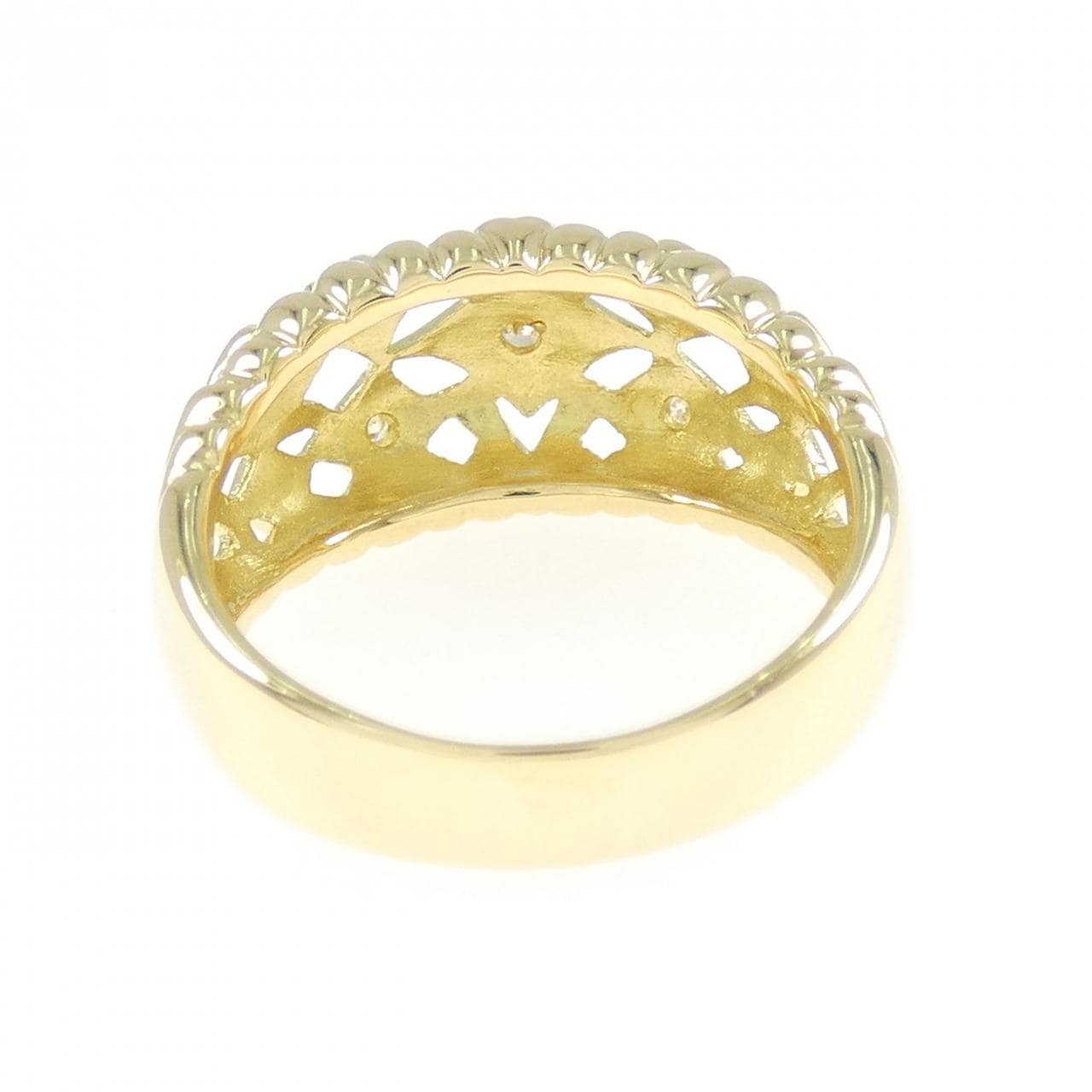K18YG ダイヤモンド リング 0.13CT