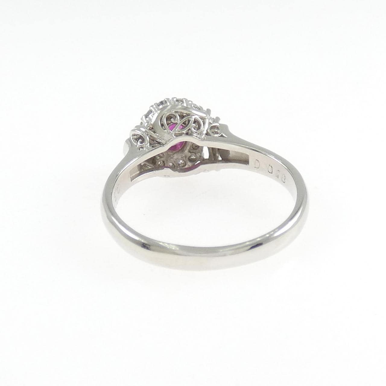PT900 ルビー リング 0.31CT