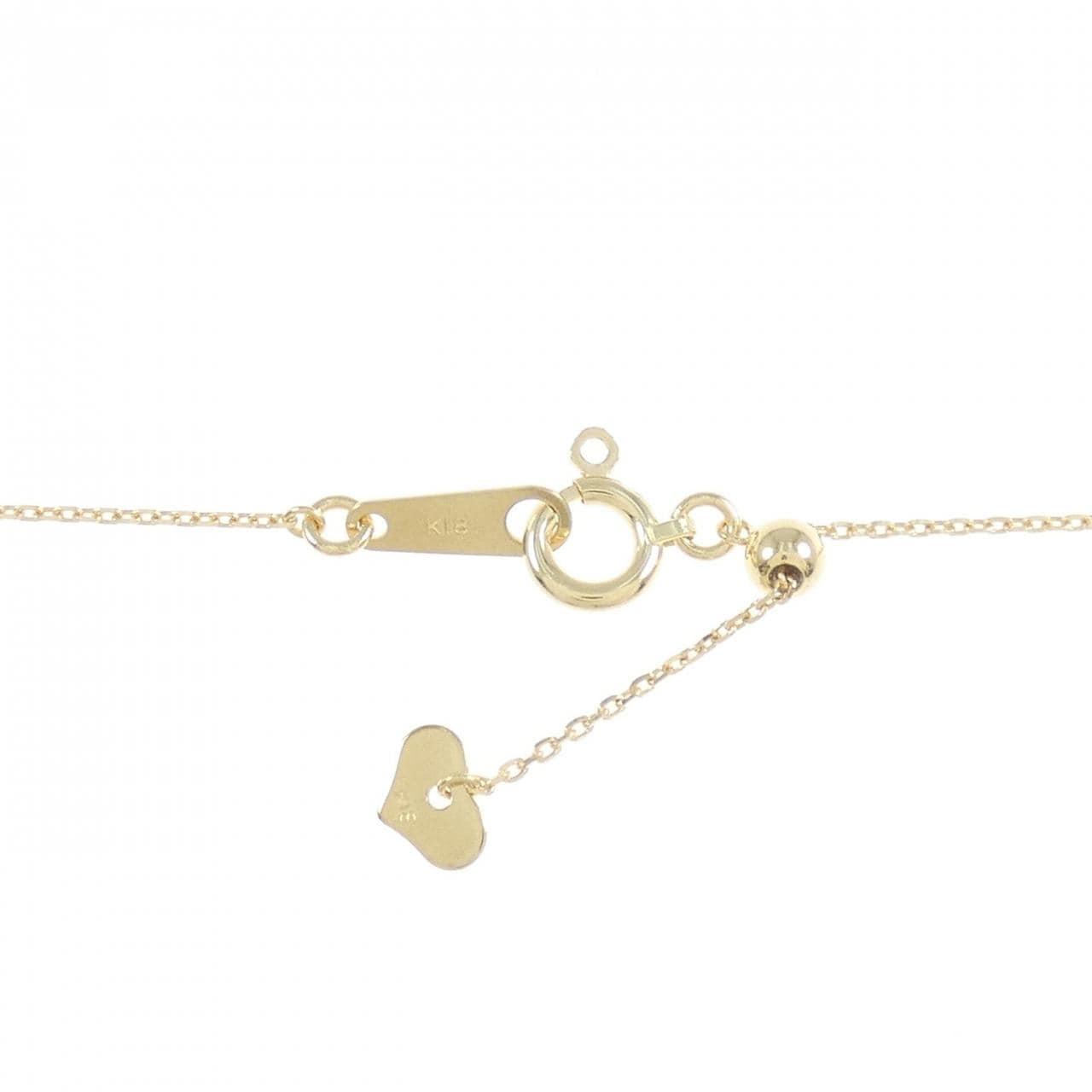 [BRAND NEW] K18YG heart necklace